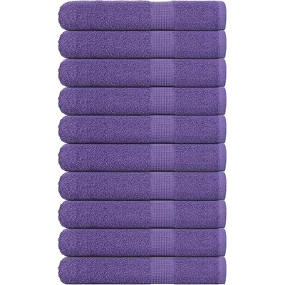 vidaXL Кърпи за сауна FROGN 10 бр. Лилави 80x200 см 360 г/м2 (136889)