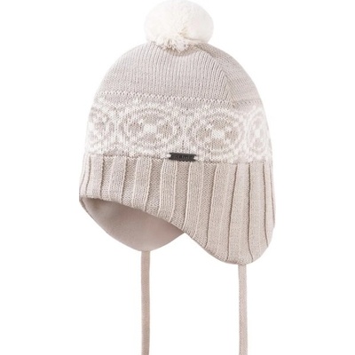 Kama dětská pletená Merino čepice B92 112 béžová