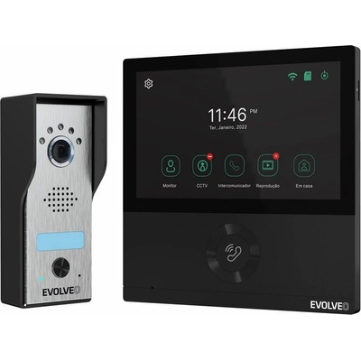 EVOLVEO DoorPhone AHD7 černá – Zboží Mobilmania