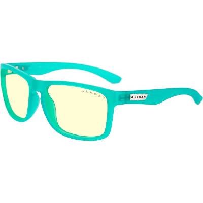 GUNNAR kancelářske/herní brýle INTERCEPT POP EMERALD GREEN * jantarová skla * BLF 65 * GUNNAR focus