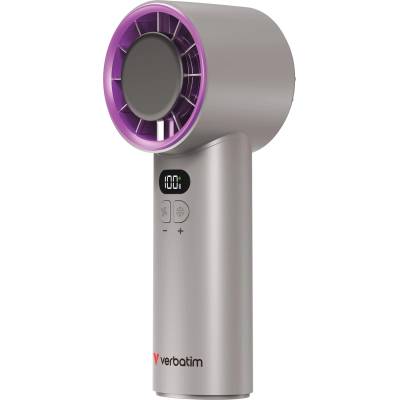 Verbatim Cool 'n' Go Ice Touch Сив, Пурпурен Ръчен вентилатор (32342)