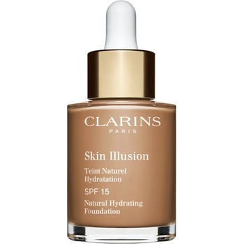 Clarins Skin Illusion Natural Hydrating Foundation озаряващ хидратиращ фон дьо тен SPF 15 цвят 113C Chestnut 30ml