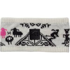 KARI TRAA SAGA KNIT HEADBAND бяло, черно UNI (611595-Nwhite)