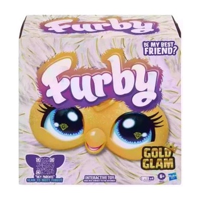 Hasbro Furby: Интерактивен плюшен герой, английски език - Gold Glam