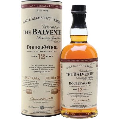 Balvenie DoubleWood Old 12y 40% 0,7 l (holá láhev)