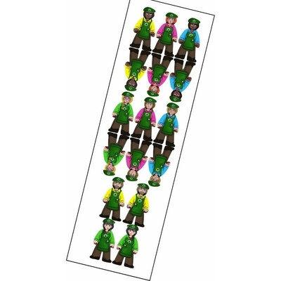 Meeple Stickers samolepky pro moje kavárnička rozšíření sladké potěšení