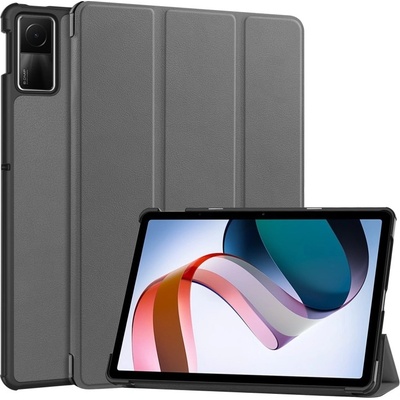 Vsetkonamobil 63772 LEATHER Zaklápací kryt pre Xiaomi Redmi Pad SE šedý