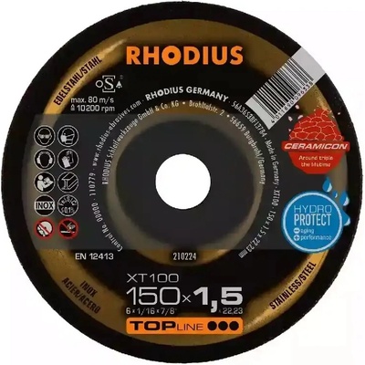 Rhodius Rezný kotúč 150 x 1,5 x 22,23 mm 210224