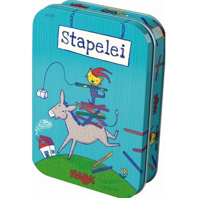 Haba Stohovanie Stapelei v plechovke