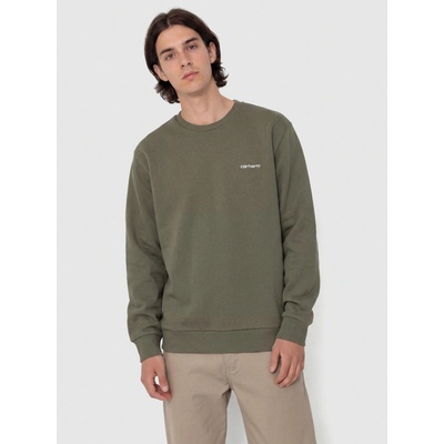 Carhartt WIP Script Embroidery leaf/white