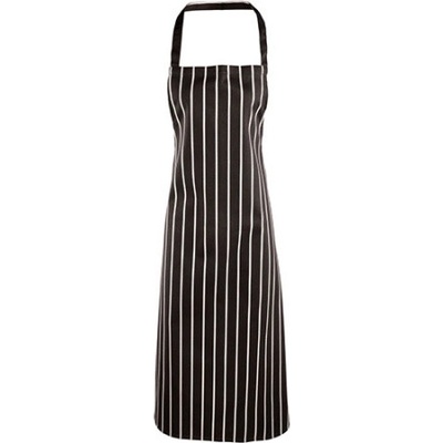 Premier Workwear Pracovná zástera za krk PR110 Black 72 x 101 cm