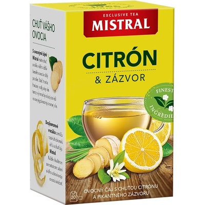 Balírny obchodu Poprad Mistral CITRÓN & ZÁZVOR 40 g
