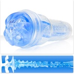 Fleshlight Дискретен мастурбатор за свирка Fleshlight Turbo Thrust Blue Ice