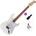 PSD Guitars STC-100-HSS Basic SET White Електрическа китара