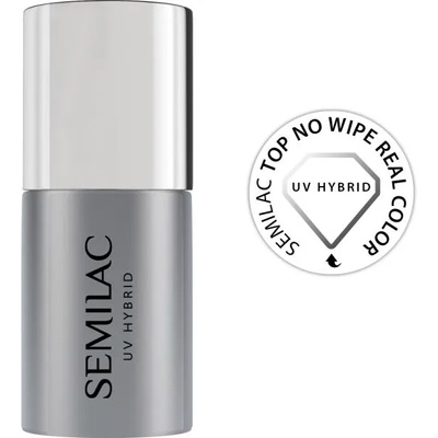 Semilac UV Hybrid Top No Wipe Real Color 7 ml