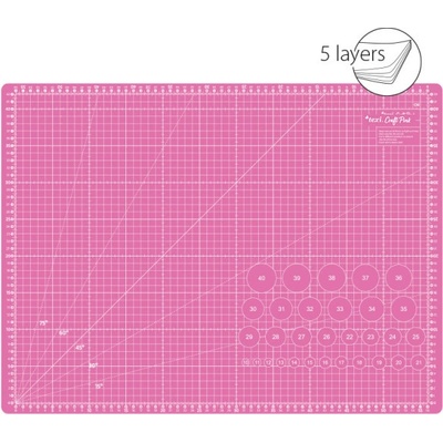 Řezací podložka TEXI PINK 60X45 – Zboží Dáma