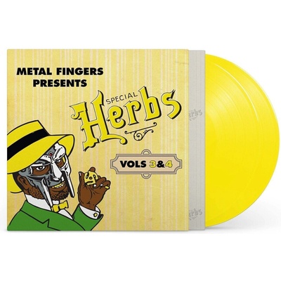 Metal Fingers - Special Herbs (Vols 3&4) (Reissue) (Lemon Yellow Coloured) (2 LP + CD) (0826257038319)