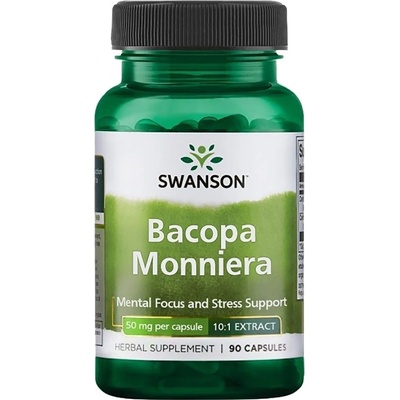 Swanson Bacopa Monniera 10: 1 Extract 50 mg [90 капсули]