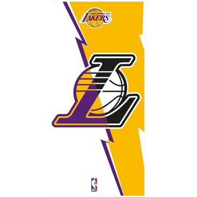 Carbotex bavlněná plážová osuška Los Angeles Lakers 70 x 140 cm