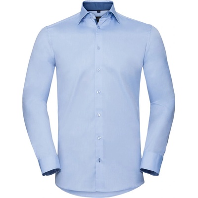 Russell Athletic košile dlouhý rukáv 964M modrá světlá/modrá/navy