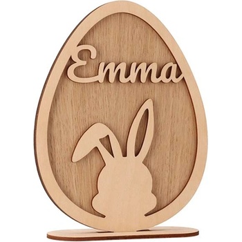 ČistéDřevo Velikonoční dekorace se jménem - vajíčko