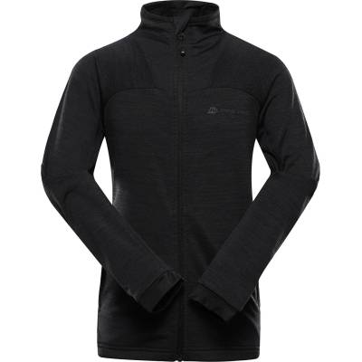 Alpine Pro Детска бързосъхнеща суитшърт ALPINE PRO ONNECO 3 black ALPINE PRO | Cheren | Момчешки | 116/122