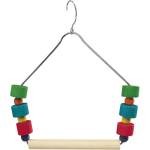 Ferplast swing - Дървена люлка за канарчета , екзотични и други малки птици, 13, 8 / 15, 6 см