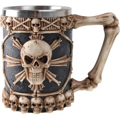 NNM Чаша за бира 0, 5 Л Голям Tankard На Черепи - NEM3722