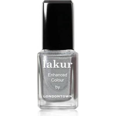 LONDONTOWN lakur Nice and Icy lak na nechty holografická platina 12 ml