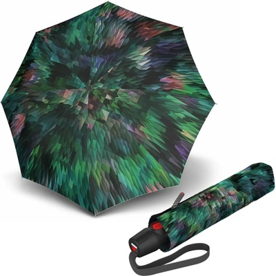 Knirps T.200 Medium Duomatic Peacock Green dámsky plne automatický dáždnik