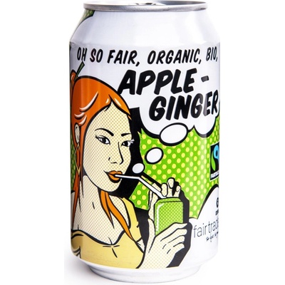 Fairtrade limonáda jablko zázvor 330 ml