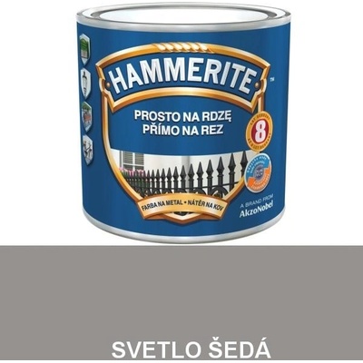 HAMMERITE hladký svetlo šedý 0,25l