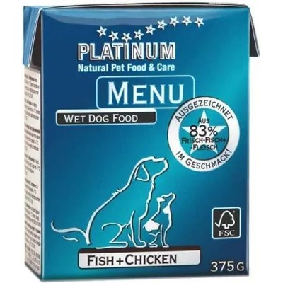 PLATINUM Menu - Fish & Chicken 375 g
