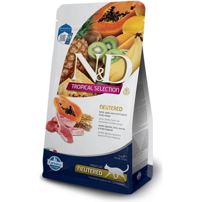 N&D TROPICAL SELECTION CAT Lamb Neutered 10 kg