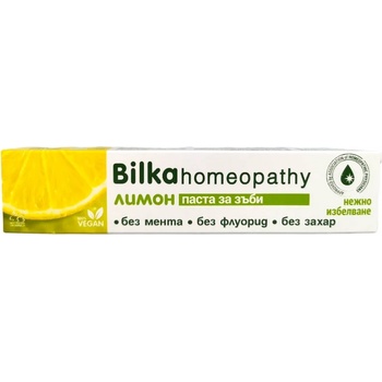 Bilka паста за зъби, Homeopathy, Лимон, 75мл