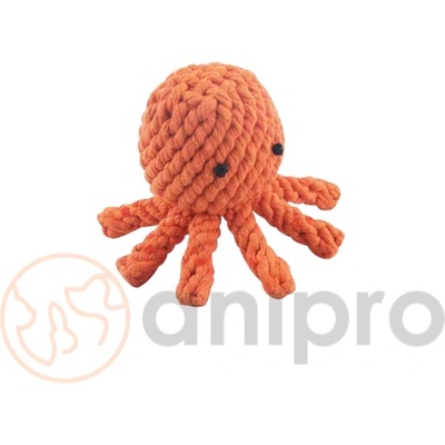 Anipro Play - Въжена играчка за кучета под формата на октопод, 12 см. - 120 гр
