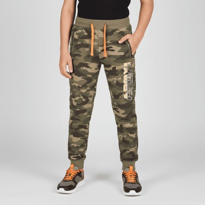 Dětské maskáčové tepláky ARMY Světlý maskáč