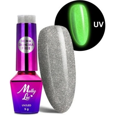676. MOLLY LAC gél lak Night Glowing 5ML