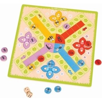 Bigjigs Toys - Дървена детска игра - Не се сърди човече