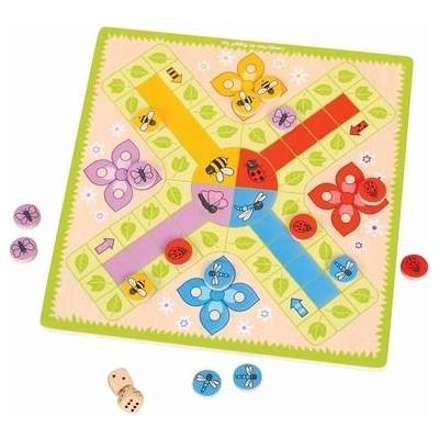 Bigjigs Toys - Дървена детска игра - Не се сърди човече