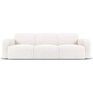 Micadoni Бял диван от плат букле 235 cm Molino - Micadoni Home (MIC_3S_101_F1_MOLINO1)