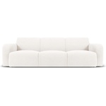 Micadoni Бял диван от плат букле 235 cm Molino - Micadoni Home (MIC_3S_101_F1_MOLINO1)
