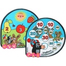 Krtečkův terč na suchý zip 30cm + 3ks míčků