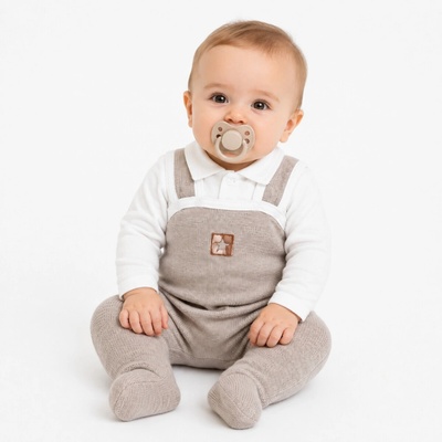 Baby Nellys 5-dielna rebrovaná súpravička do pôrodnice BOy mätová