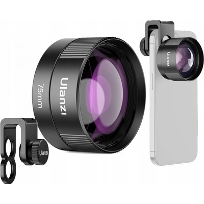 Ulanzi CL-003 75mm Makro objektiv pro chytré telefony, kovový klip