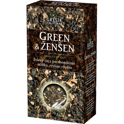 Grešík Zelený čaj Green & Ženšen syp. 70 g
