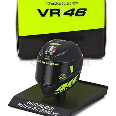 Minichamps Model přilby Valentino Rossi MotoGP Test Sepang 2012 1:10