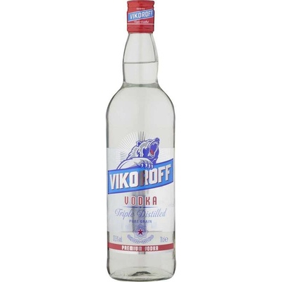 Vikoroff Triple Distilled Vodka 37,5% 0,7 l (holá láhev)