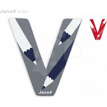 Janod drevené písmeno V ABCDeco