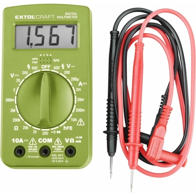 Extol Craft 600011 / Digitální multimeter (U-I-R) s akustickou signalizací (600011)